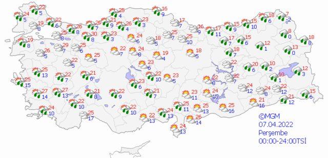 4 Nisan 2022 Pazartesi hava nasıl olacak?