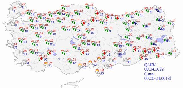 4 Nisan 2022 Pazartesi hava nasıl olacak?