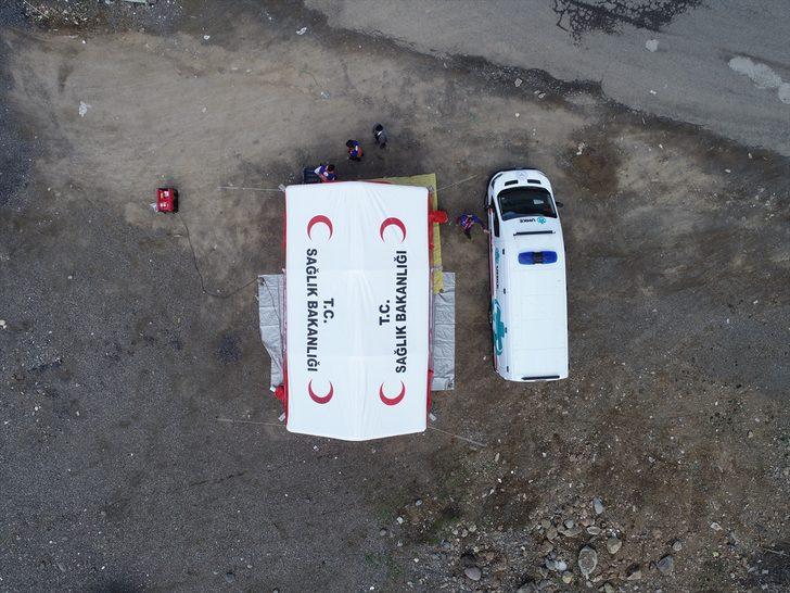 Bingöl'de UMKE, olası afetlerde kuracağı çadırlarda acil servis hizmeti sunacak G2