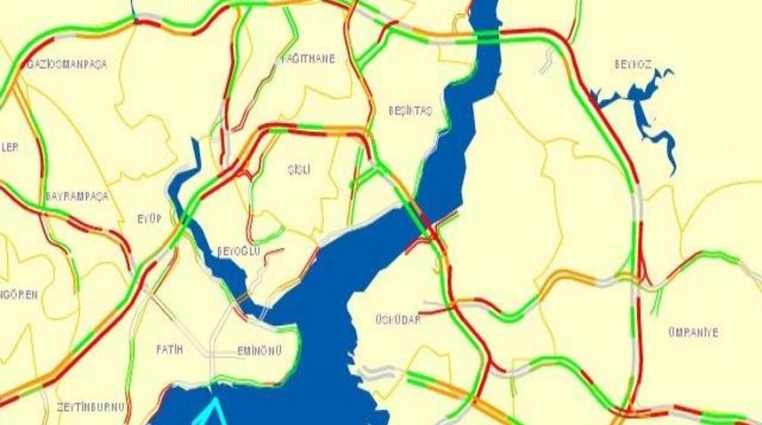 İstanbul'da kar sonrası yol durumu