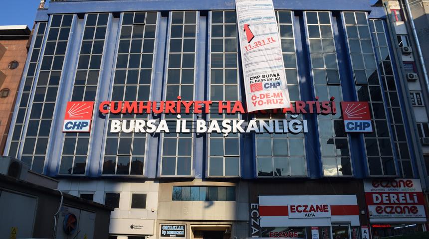 Bursa'da zamlara tepki için faturayı ödemeyen CHP il başkanlığının elektriği kesildi! 'Faturamızı öderdik ama...'