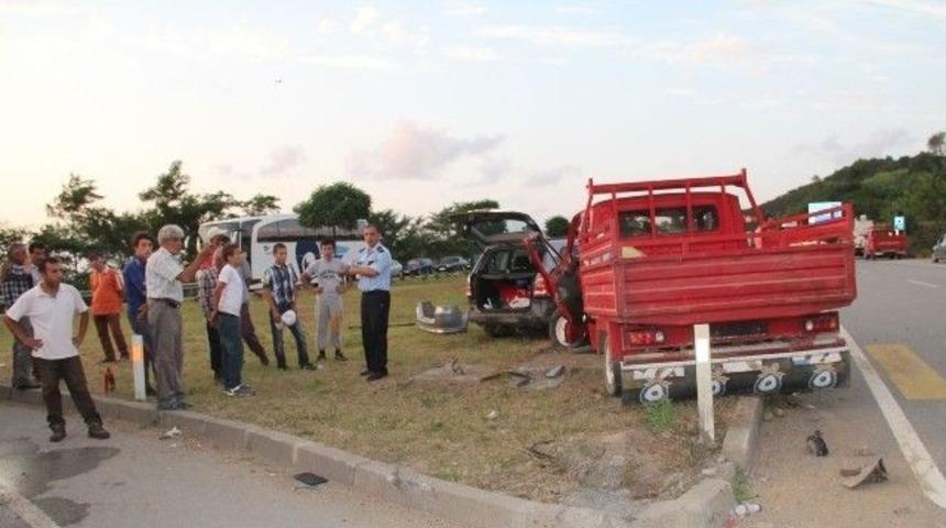 Giresun’da trafik kazası:  7 yaralı