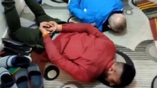 Baba, oğlu ve bir kadın suçüstü yakalandı!