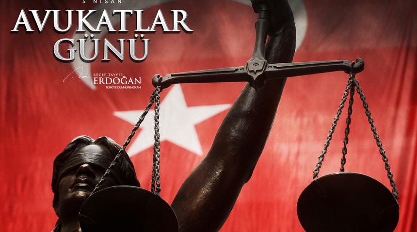 Cumhurbaşkanı Erdoğan'dan 'Avukatlar Günü' paylaşımı