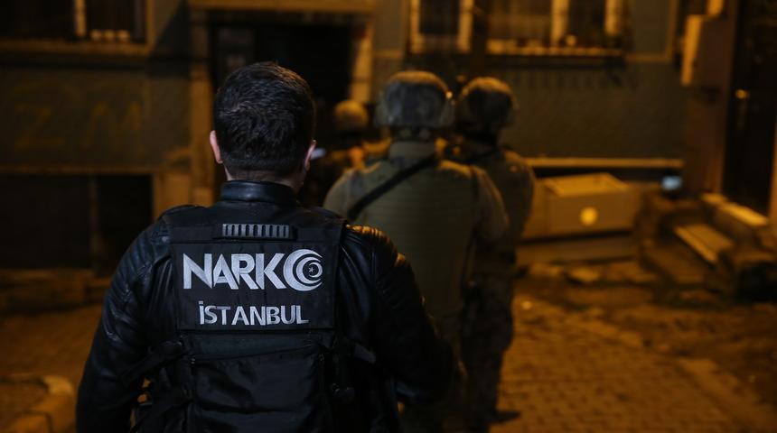 İstanbul'da şafak vakti uyuşturucu operasyonu