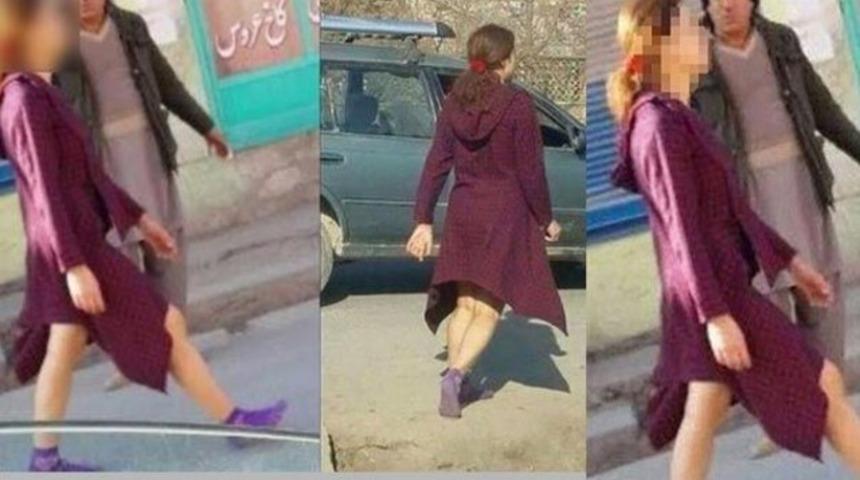 Dünya Afganistan'daki 'etekli kadın'ı konuşuyor