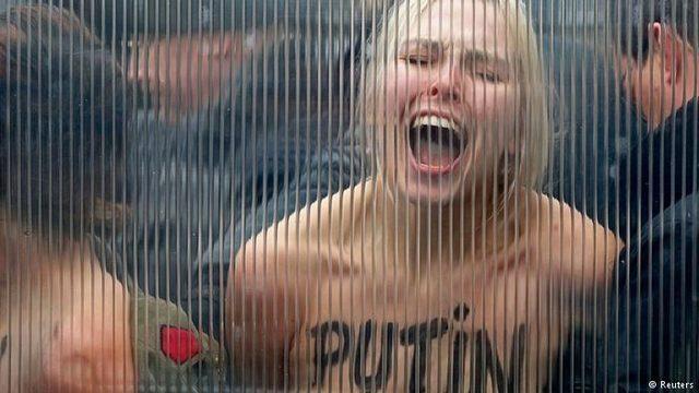 Femen'in Putin eylemine ceza geldi