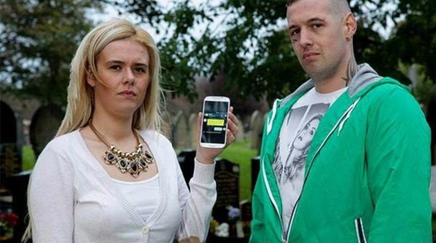 &Ouml;len ninesinden kısa mesaj aldı