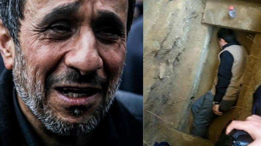 Ahmedinejad annesinin mezarına önce kendi girdi