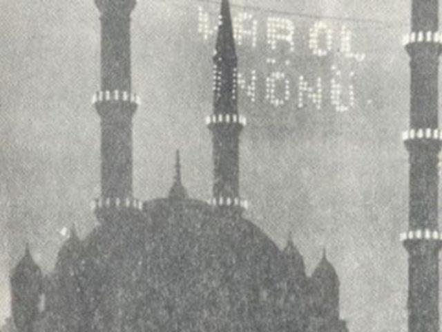 Camilerde mahya açılımı! 1