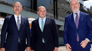 MSB duyurdu! Bakan Akar ile İtalyan ve İngiliz mevkidaşları arasında kritik toplantı