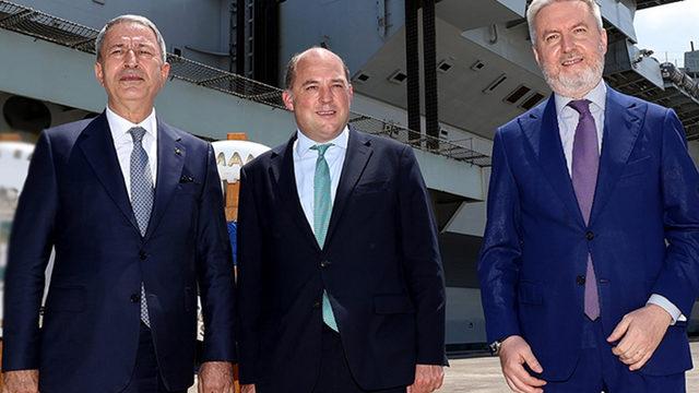 MSB duyurdu! Bakan Akar ile İtalyan ve İngiliz mevkidaşları arasında kritik toplantı