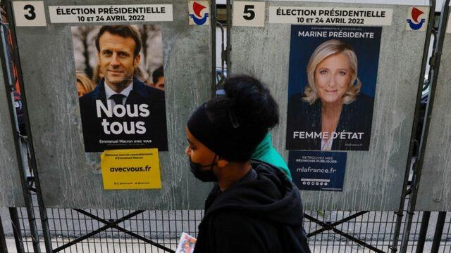 Fransa seçimlerinde Macron-Le Pen kafa kafaya