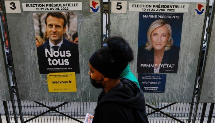Fransa seçimlerinde Macron-Le Pen kafa kafaya