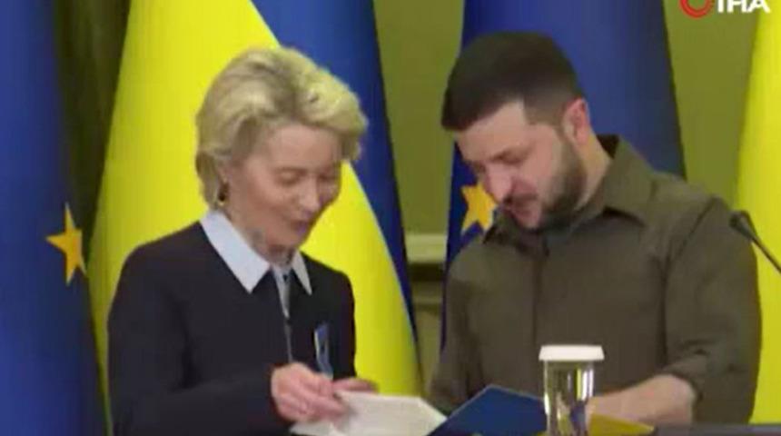 AB'ye girişin ilk adımı sayılıyor! Zelenskiy'e teslim etti