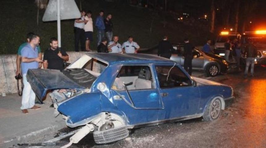 Makas atan s&uuml;r&uuml;c&uuml; ka&ccedil;tı, &ccedil;arptığı s&uuml;r&uuml;c&uuml; de alkoll&uuml; &ccedil;ıktı