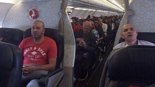 THY Uçağı Amman'da mahsur kaldı