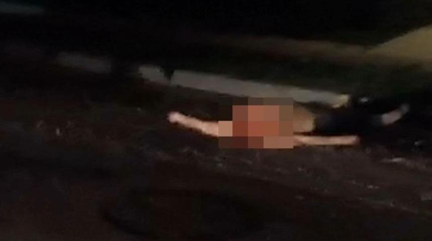 Annesinin kafasını kesti, şaka sandılar