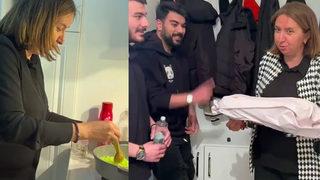 Milletvekili Semiha Ekici'yi iftara öğrenci evine davet edip, yemek pişirttiler