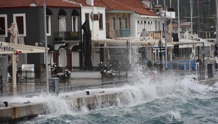 Meteoroloji'den Ege Denizi'nde fırtına uyarısı