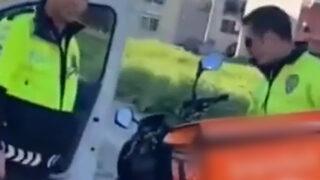 Yer: İzmir! Polisten motokuryeye: Beynine sıkarım