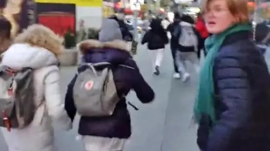 Times meydanında korkutan patlama