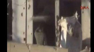 Kafasına gelen mermiden böyle kurtuldu