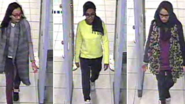 İngiliz Kızların Suriye'ye Geçmiş Olduğuna İnanılıyor