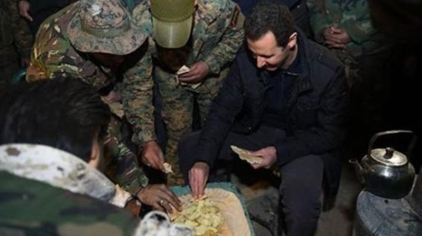 Esad yeni yıla cephede girdi