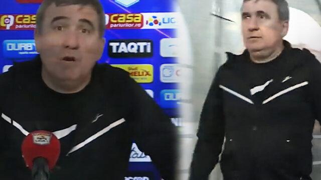 Gheorghe Hagi'yi çıldırtan an! Stadı terk etti...