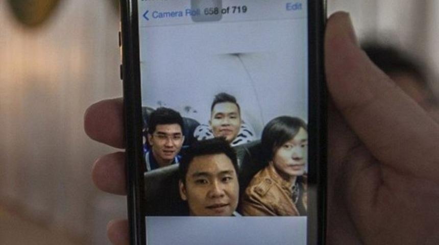 Düşmeden önce çekilen son 'selfie'