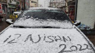 Nisan ayında beklenmedik kar sürprizi! Türkiye’nin dört bir yanı beyaza büründü