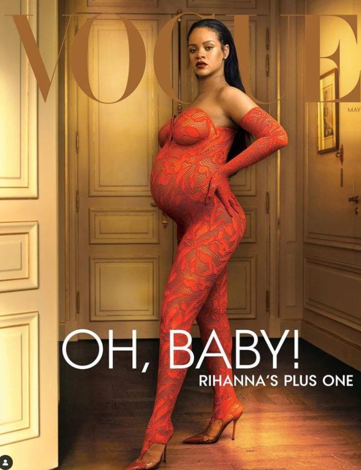Rihanna Vogue için poz verdi! Cesur hamile stili olay oldu G5
