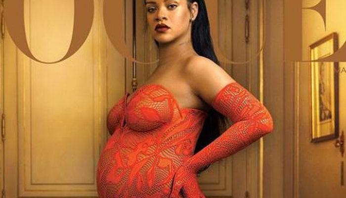 Rihanna Vogue için poz verdi! Cesur hamile stili olay oldu