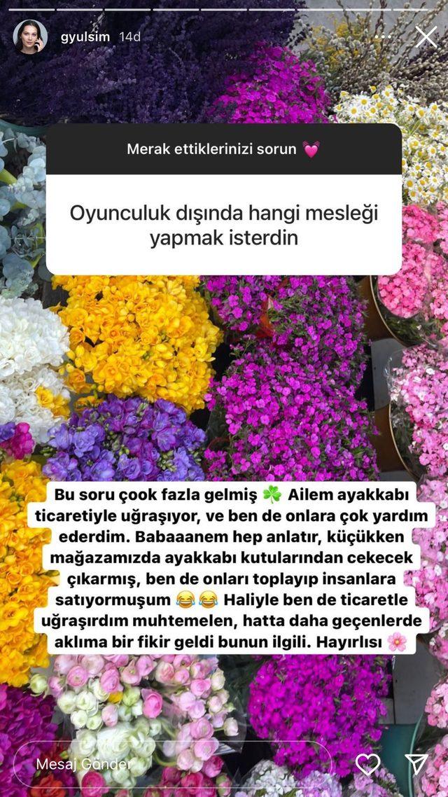 Gönül Dağı'nın Dilek'i Gülsim Ali oyunculuğu bırakıyor mu? Takipçisinin yorumuna yanıt verdi!