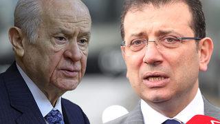 Bahçeli sert sözlerle hedef almıştı! İmamoğlu böyle yanıt verdi