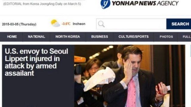 ABD'nin Seul Büyükelçisine Usturalı Saldırı