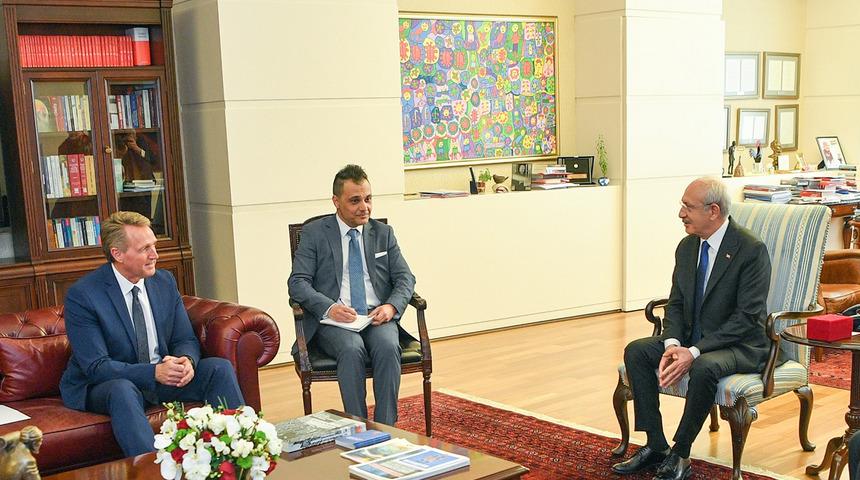 Kılıçdaroğlu, ABD Büyükelçisini kabul etti