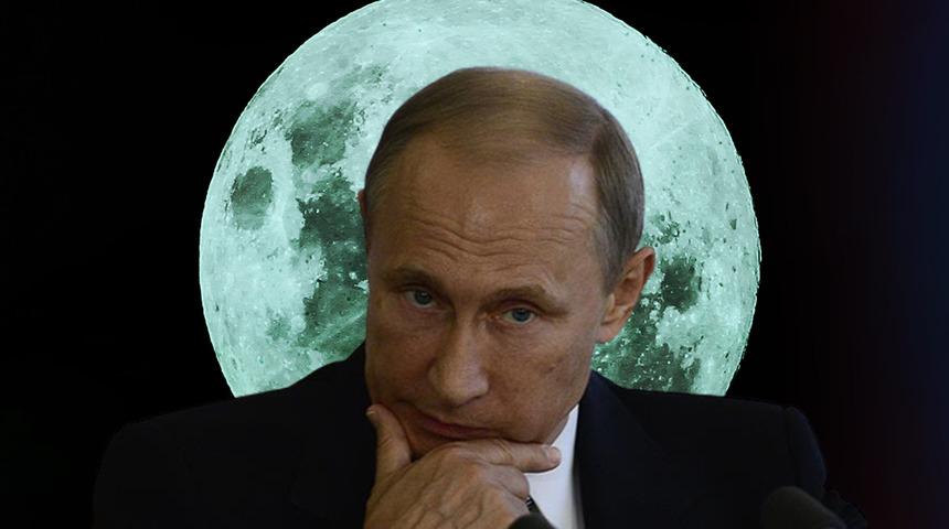 Putin, Ay'ı fethetmek istiyor! Rusya liderinin gözü bu kez göklerde
