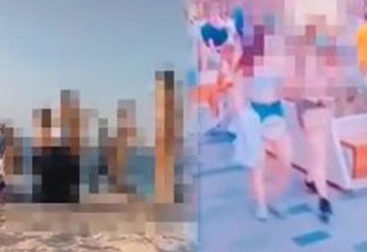 Kadınların videosunu çekip sosyal medyadan paylaştı! Yakalandı