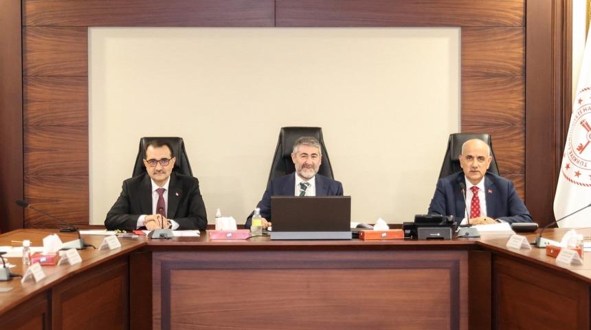 Bakanlar Nebati, Kirişci ve Dönmez'den 'tarım' ve 'enerji' toplantısı