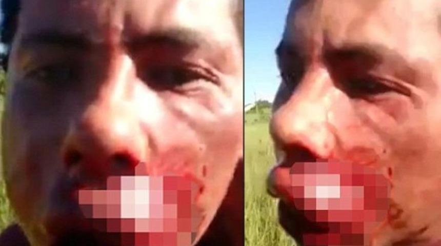 Kızını taciz eden genci kameranın karşısında öldürdü