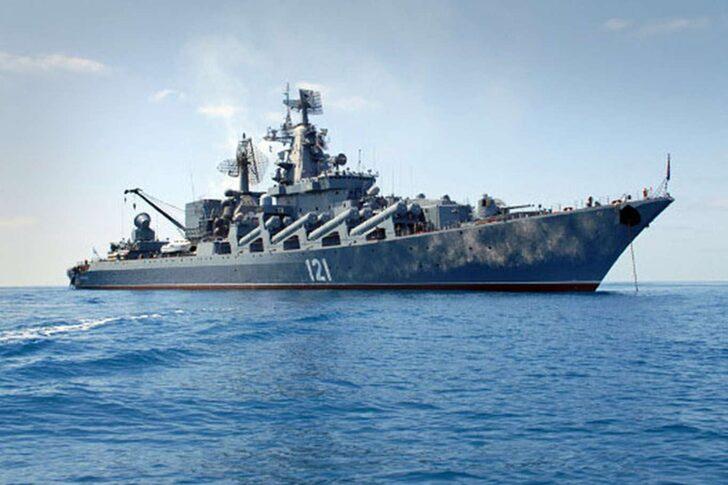 Rusya resmen duyurdu! Moskova kruvazörü battı