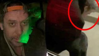 Nejat İşler zil zurna sarhoş! Ayakta duramadı, yere düştü... 