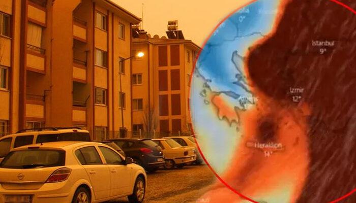 SON DAKİKA | Çöl tozu fırtınası Türkiye'ye geliyor! 15-18 Nisan arası etkili olacak