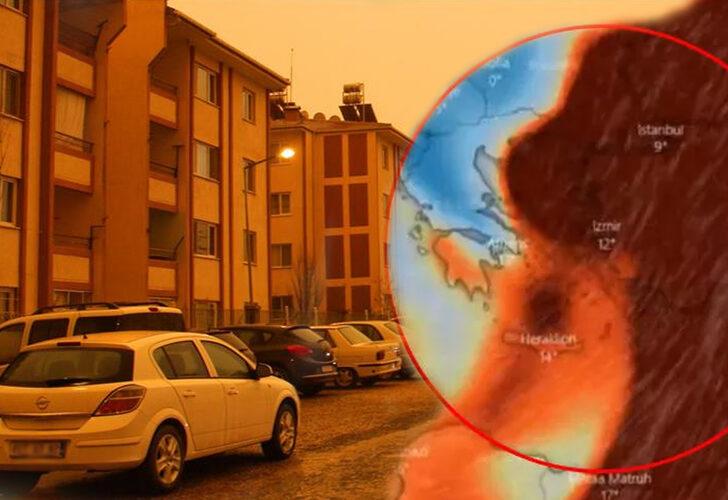 SON DAKİKA | Çöl tozu fırtınası Türkiye'ye geliyor! 15-18 Nisan arası etkili olacak