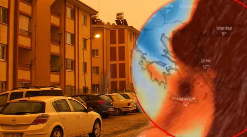 SON DAKİKA | Çöl tozu fırtınası Türkiye'ye geliyor! 15-18 Nisan arası etkili olacak