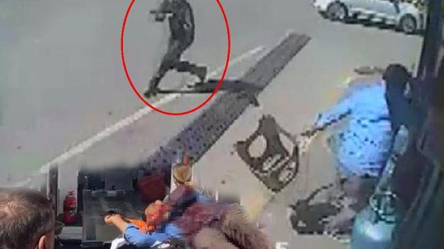Antalya'daki korkunç olay kamerada! Güpegündüz pompalıyla vurdu