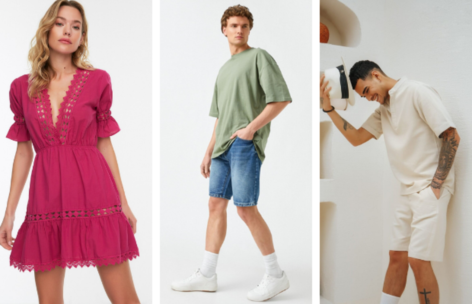 Bahar ve yaz ayları boyunca sürekli tatilde gibi giyinmek isteyenlere ürün önerileri