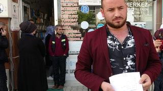 Ödeme noktasının önünde kuyruk oluştu! Vatandaşların faturalarını ödedi